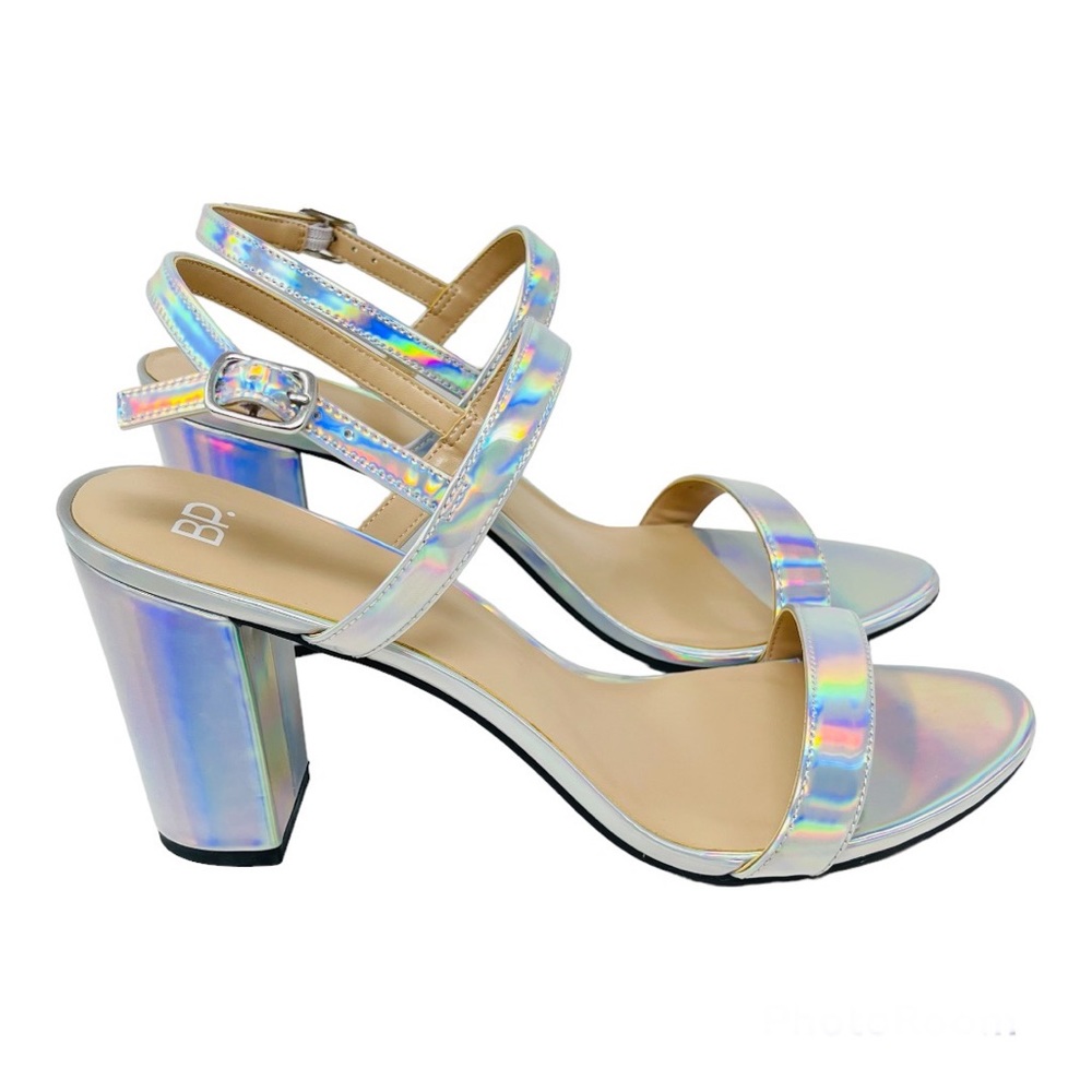 BP. Women's Lula Slingback Sandal In Pink Multi Iridescent